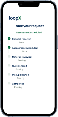 loopX app screen 2